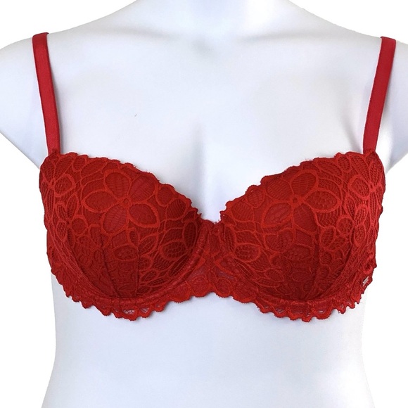 Pink Victoria's Secret Red Date Push-Up Bra - 36D - Picture 14 of 15